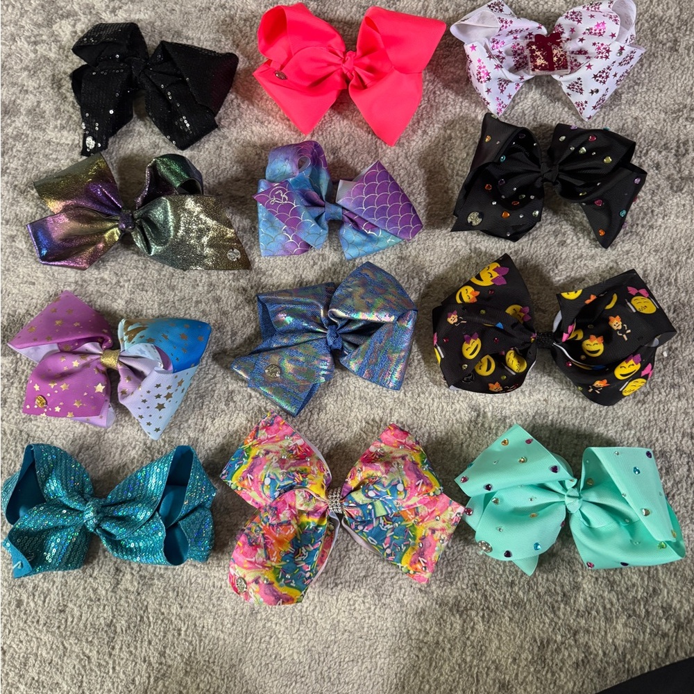 Vibrant Kids Hair Bow Collection